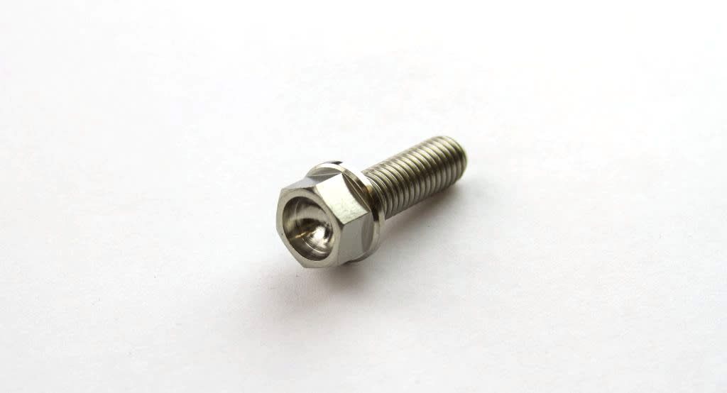 Titanium Flanged Hex Head Bolt 8 x (1.25mm) x 25mm