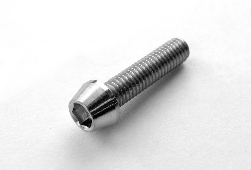 Titanium Tapered Socket Cap 6mm x (1.00mm) x 25mm