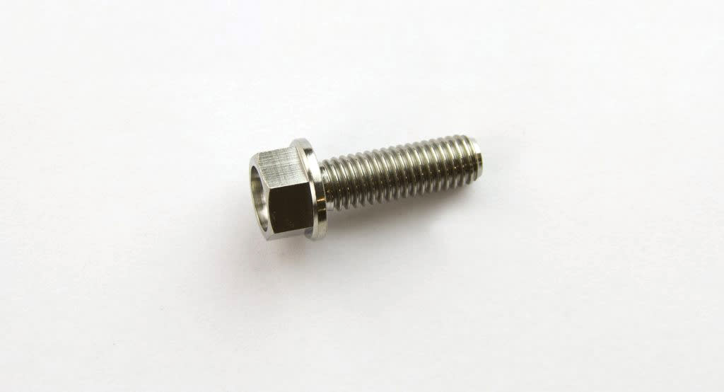 Titanium Flanged Hex Head Bolt 8 x (1.25mm) x 25mm - Image 2