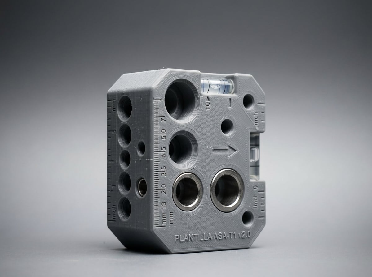 Plantilla de taladro impresa en 3D