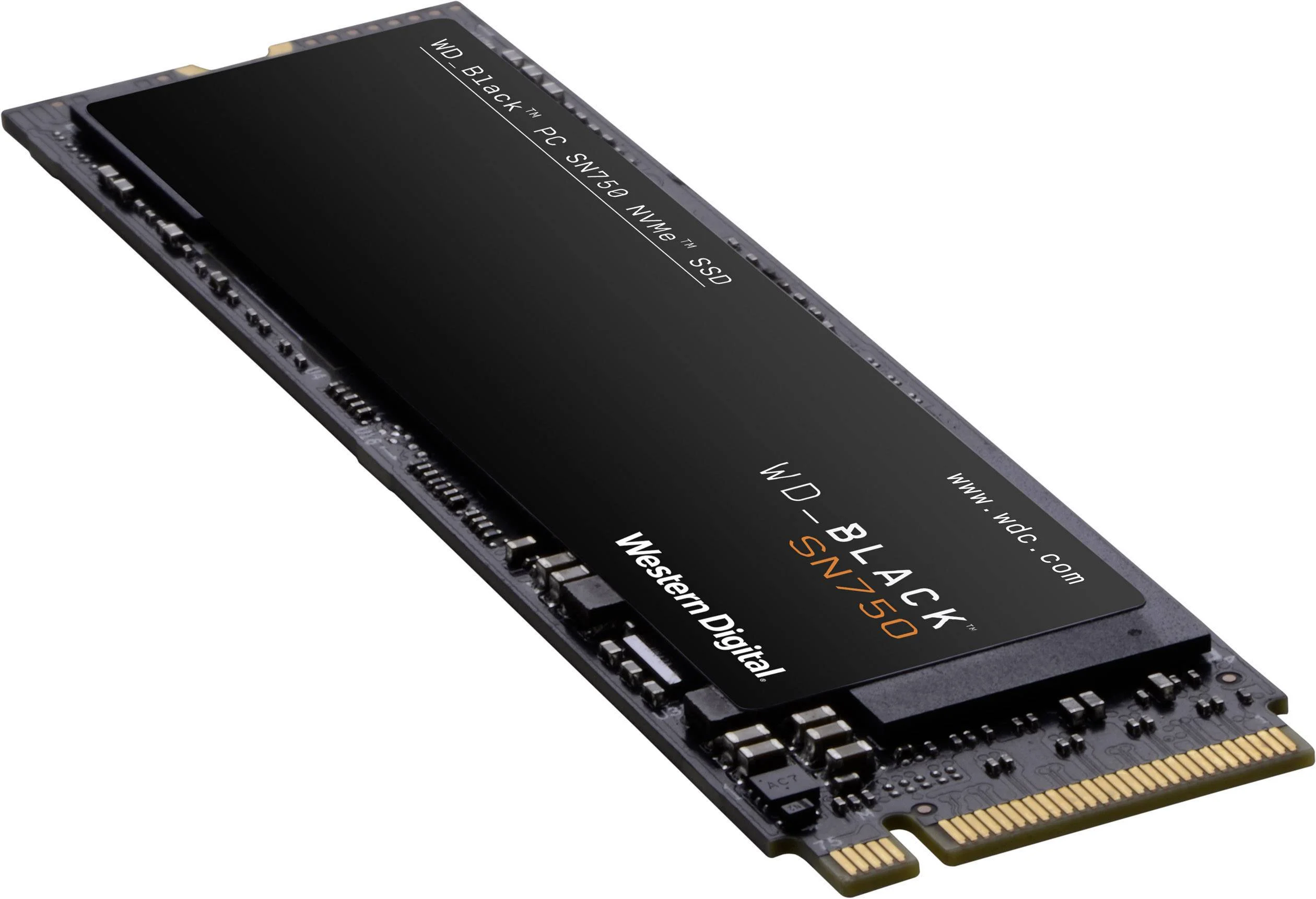 Imagen de un SSD M.2 NVMe Imagen de un SSD M.2 NVMe