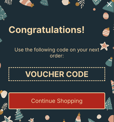 Christmas-themed widget voucher code
