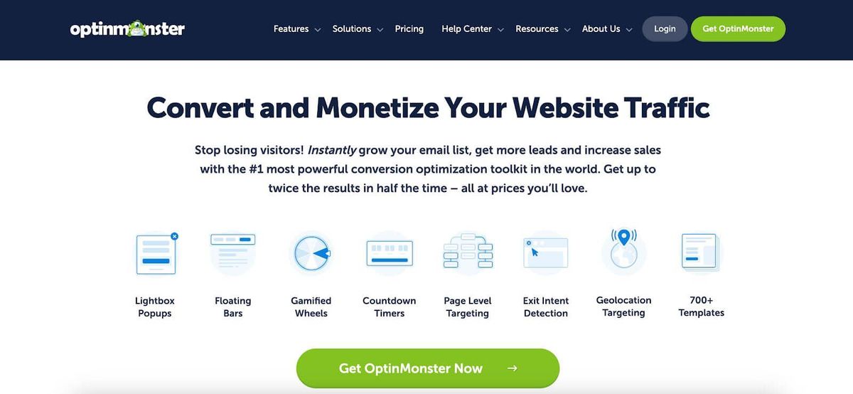 OptinMonster Home Page