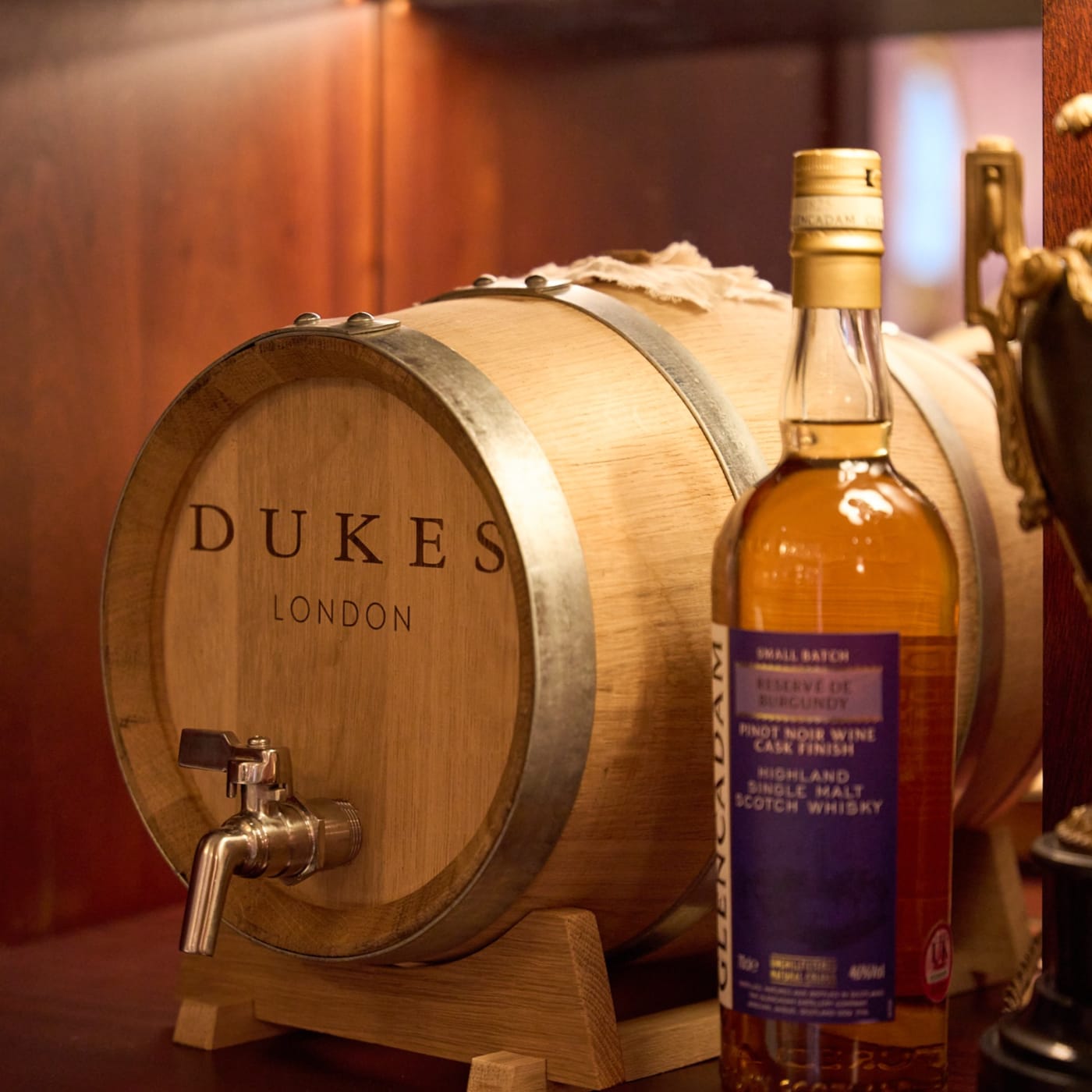 A Dukes London whisky cask at the Delany Drawing Room, 160 references