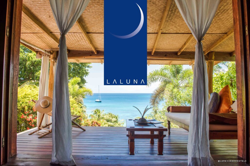 Cottages et crique isol&eacute;e du boutique-h&ocirc;tel Laluna &agrave; Grenada