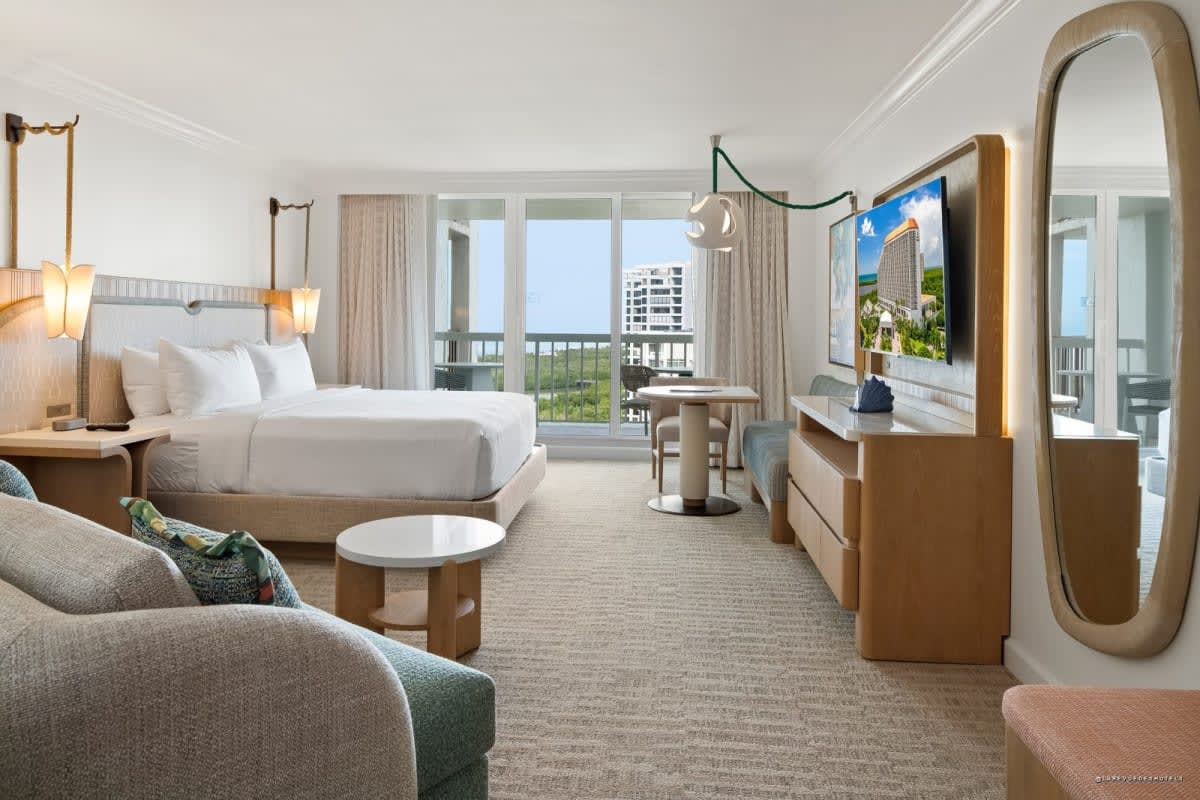Une chambre rénovée
