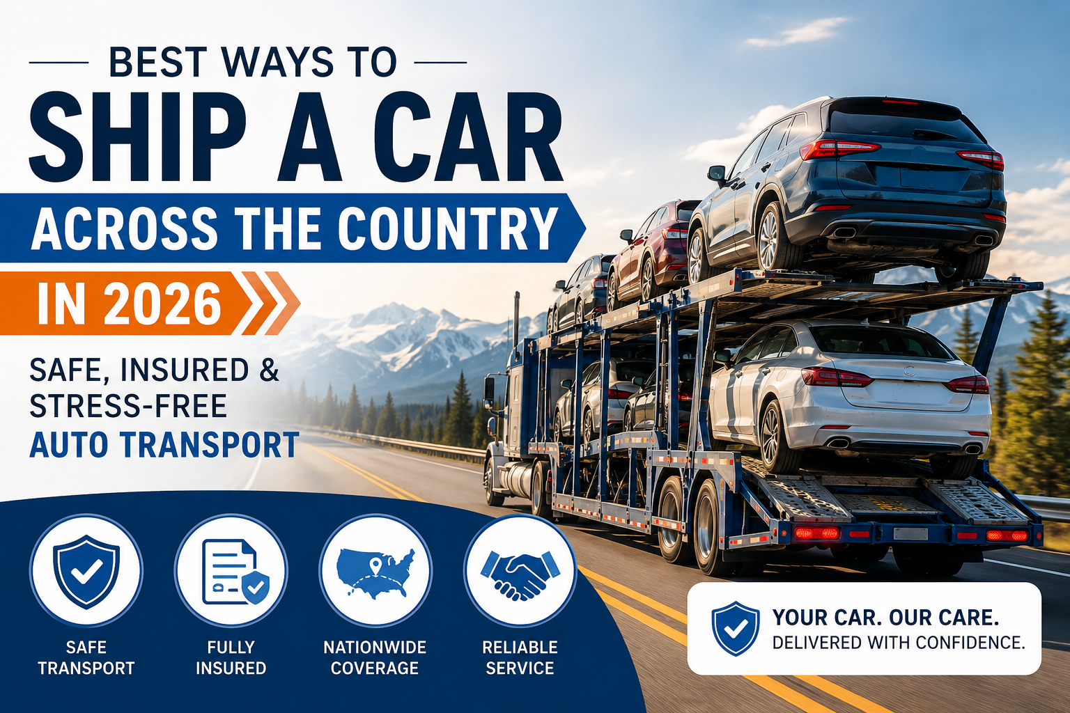 Best Ways to Ship a Car Across the Country in 2026: Safe, Insured & Stress-Free Auto Transport
