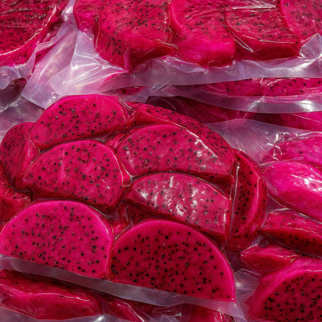 Frozen Sliced Dragon Fruit