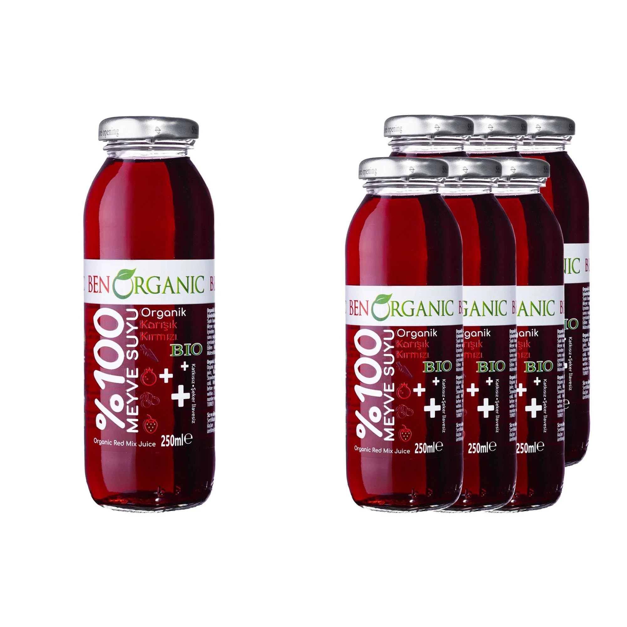 BENORGANIC Red Fruits Juice 250 ml