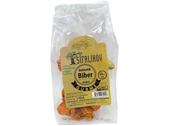 Şifalıköy Gourmet Sweet Dried Bell Pepper for Stuffing 24-pack