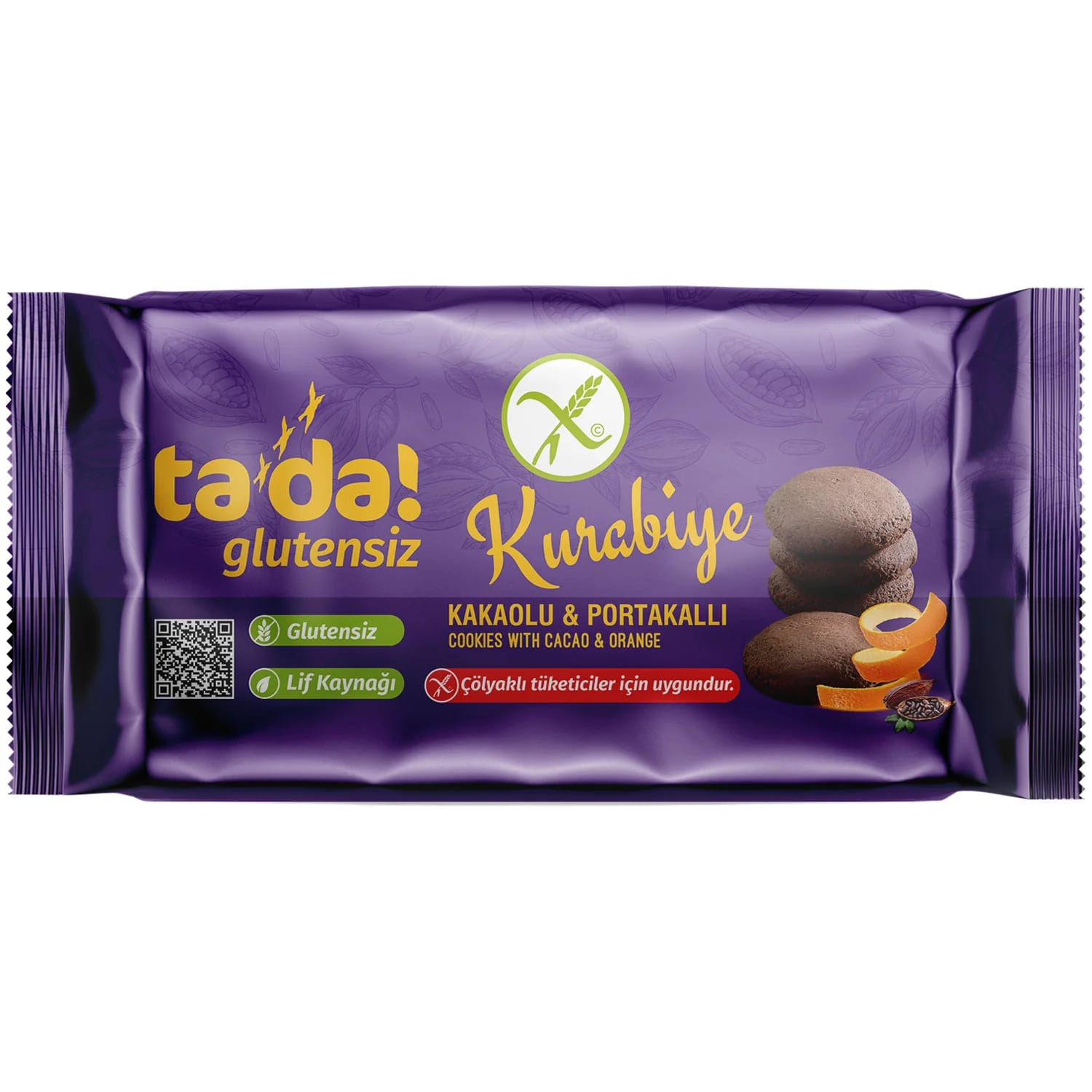 TADA KAKAOLU PORTAKALLI KURABİYE 100 GR*10