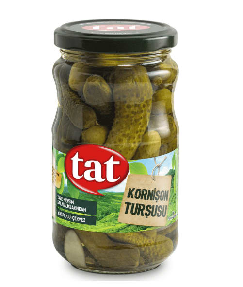 Cornichon Pickles Glass Jar 350g