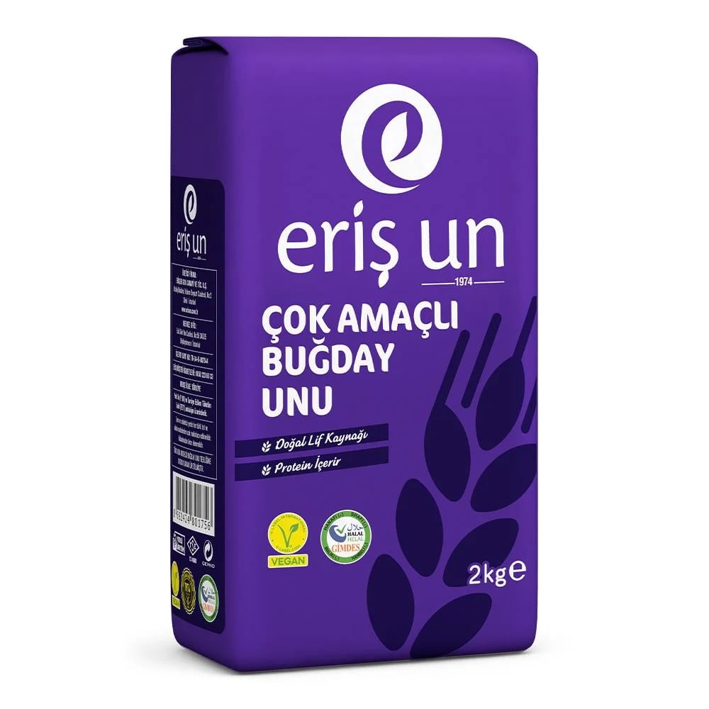 ERİŞ All-Purpose Wheat Flour 2 kg x 8