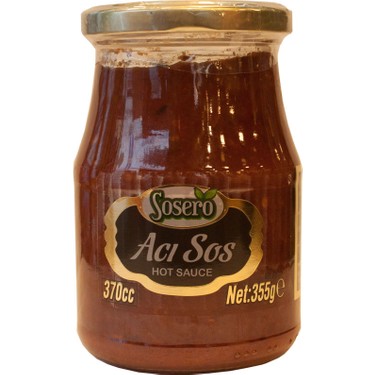 SOSERO Hot Pepper Sauce 370CC Jar