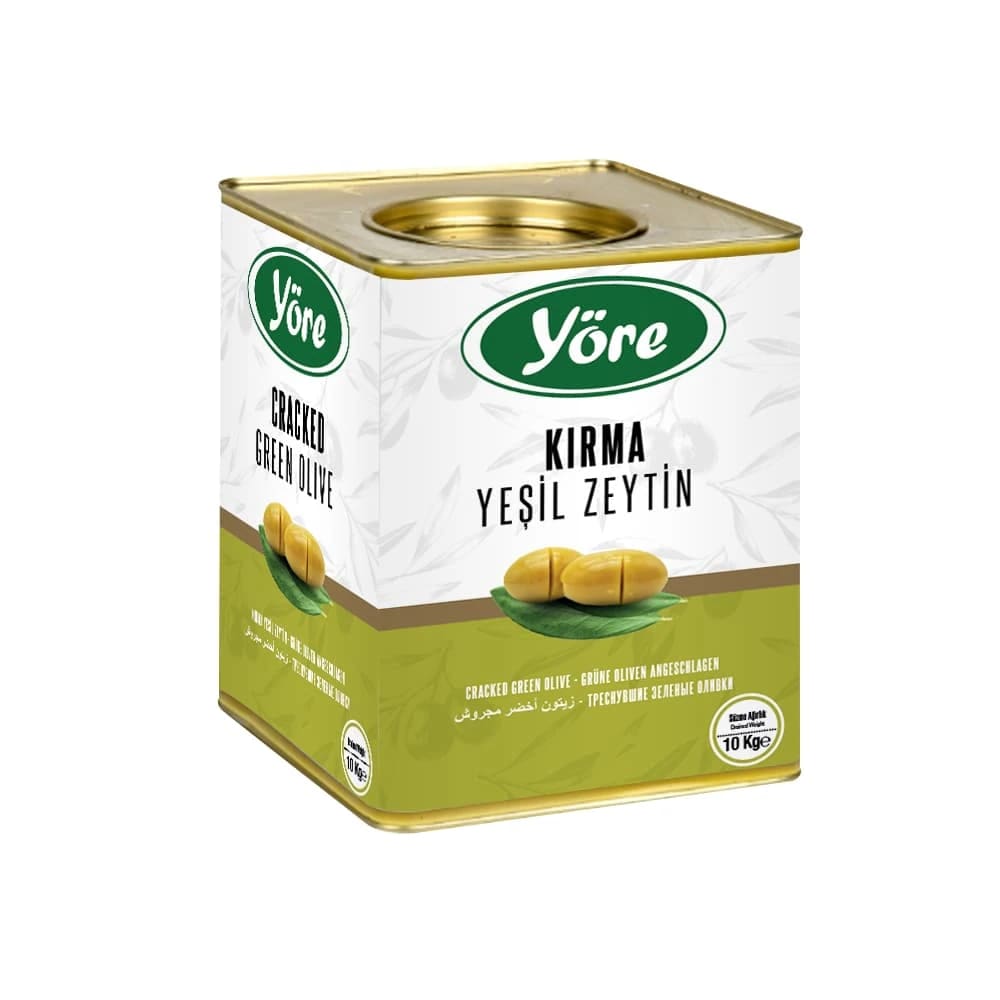YORE Green Mediterranean Pearl Olives (101-120) 10KG Tin