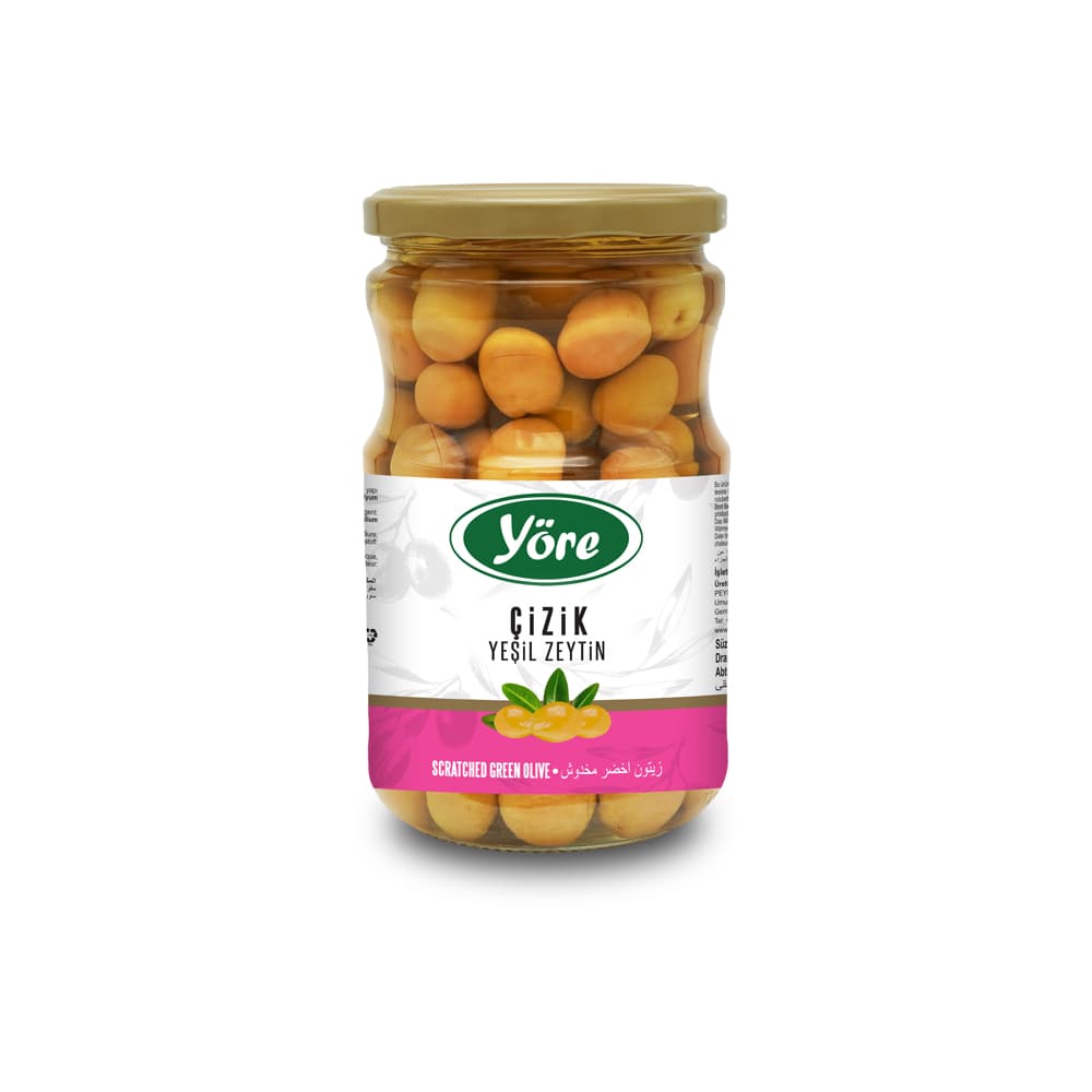 YORE Edremit Slit Super Olives (231-260) 1000CC Jar