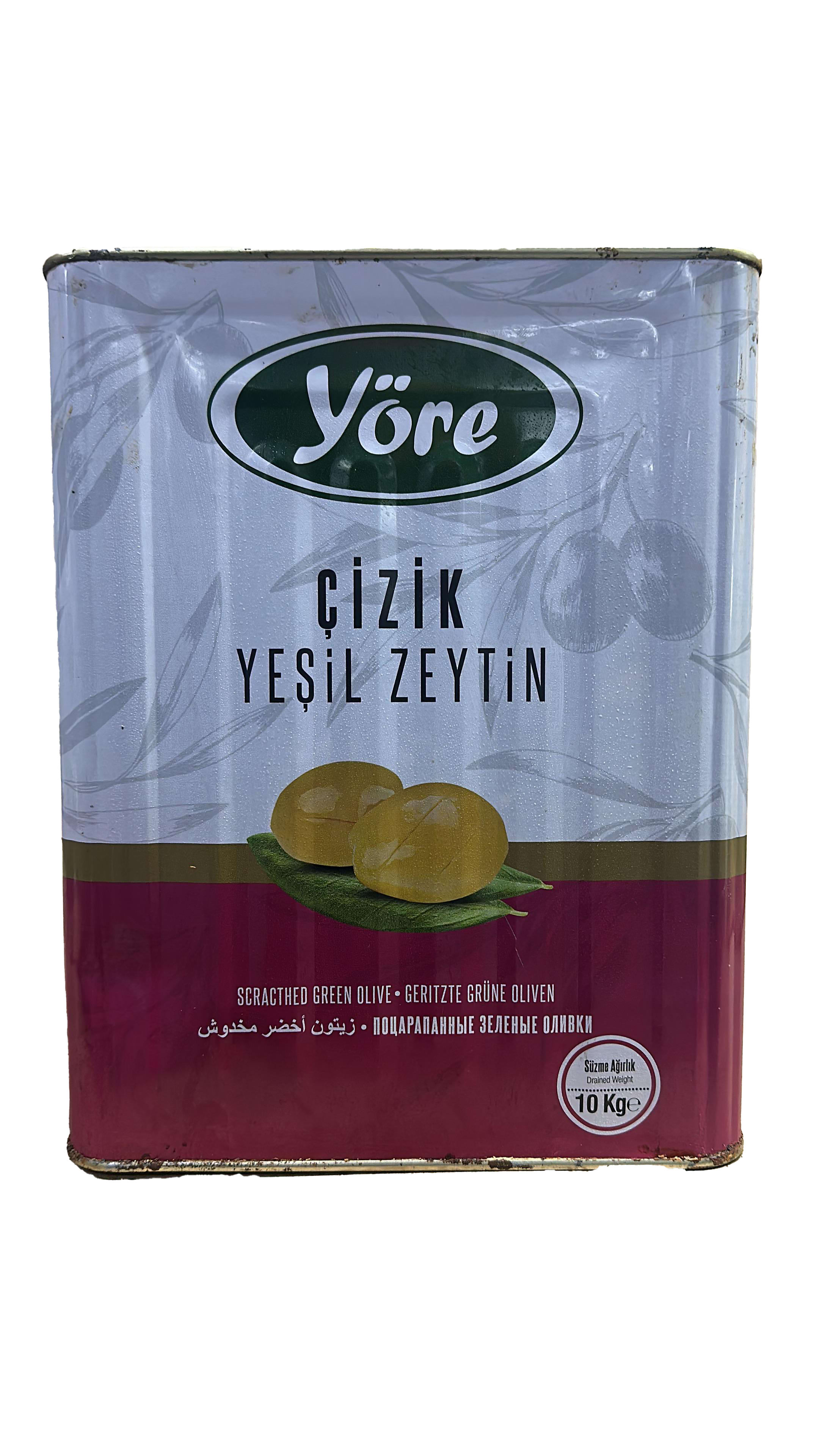 YORE Edremit Slit Luxury Olives (261-290) 10KG Tin