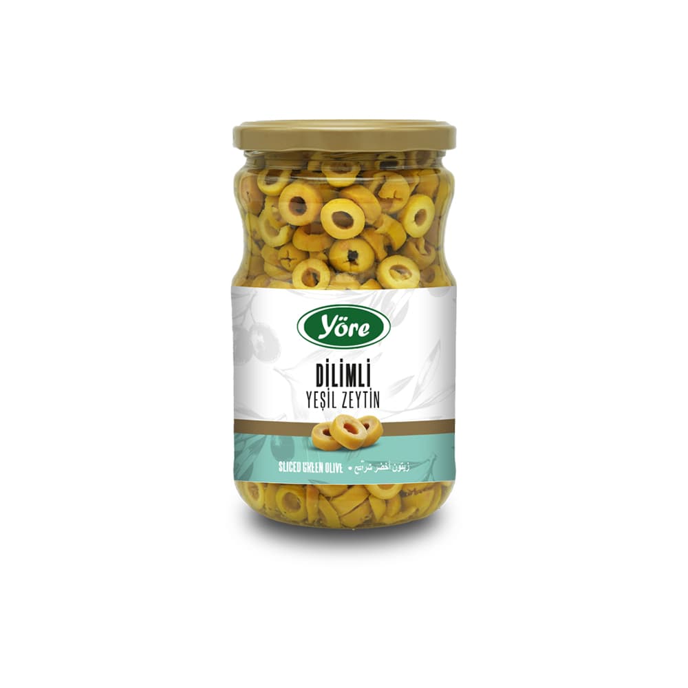 YORE Sliced Green Olives, 720cc Jar