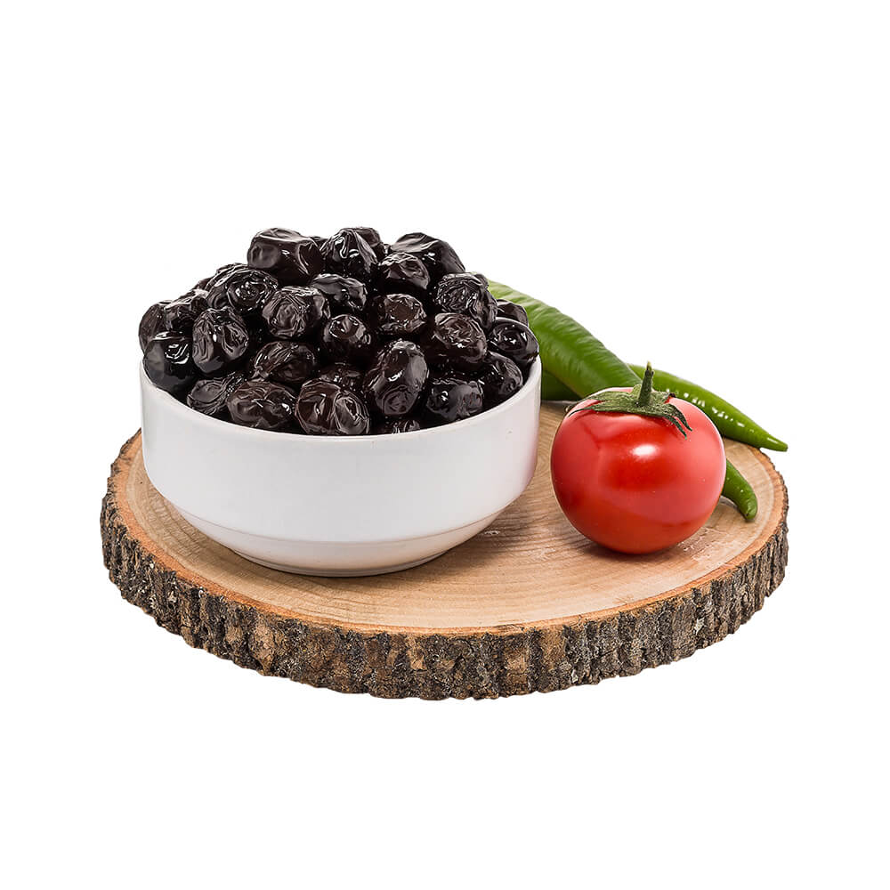 YORE Gemlik Oily Cured Mega Olives, Count (231-260), 2kg Tin TNKTNK20004