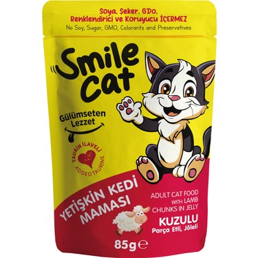Smile Cat Pouch 85 gr Kedi Kuzulu