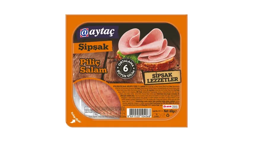 AYTAÇ Quick Chicken Sliced Salami 40g x 12