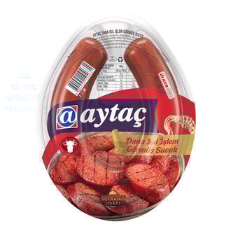 AYTAÇ Beef Ring Heat Treated Sucuk 200g x 8