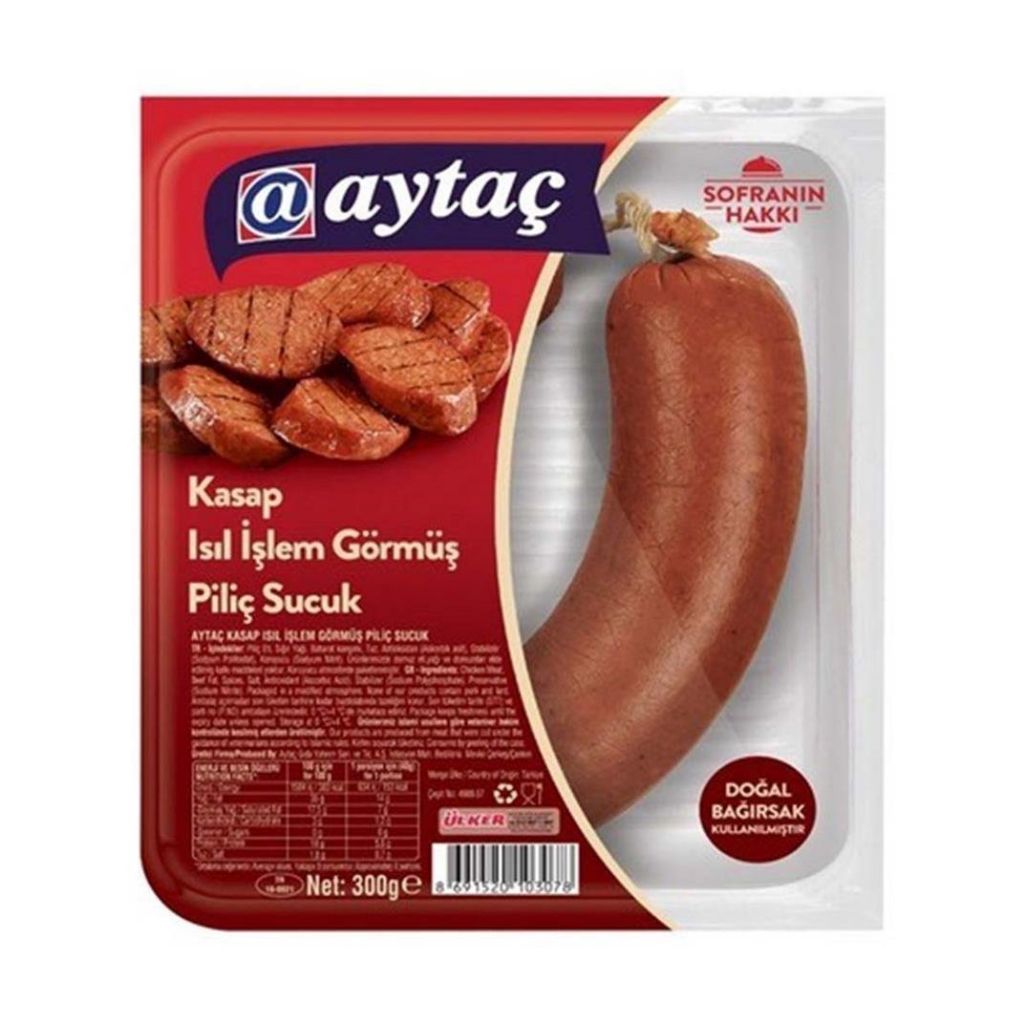 AYTAÇ Beef Ring Heat Treated Sucuk 280g x 7