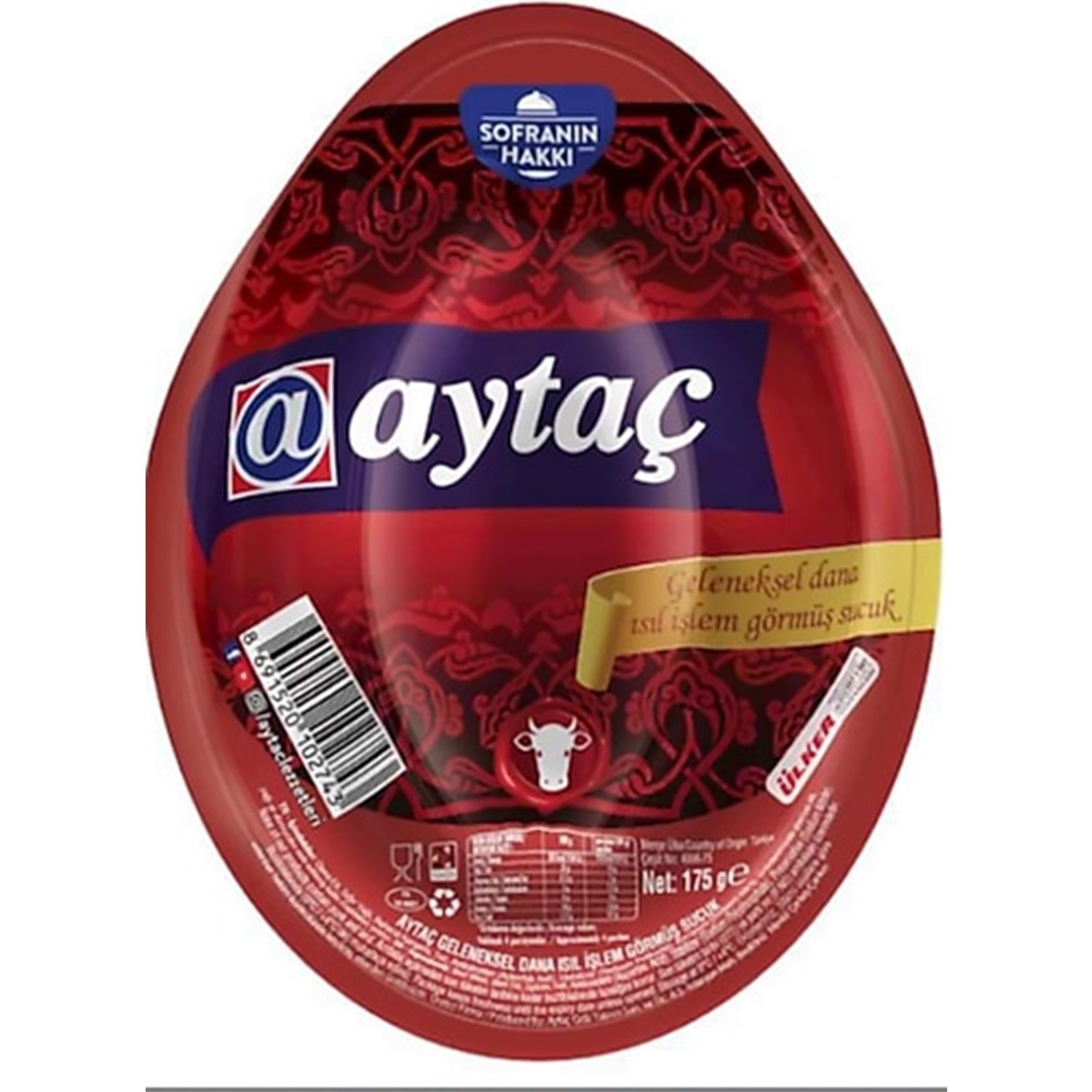 AYTAÇ Traditional Beef Ring Sucuk 175g x 8
