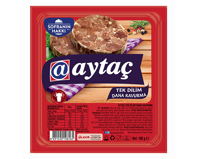 AYTAÇ Sliced Kavurma 100g x 8