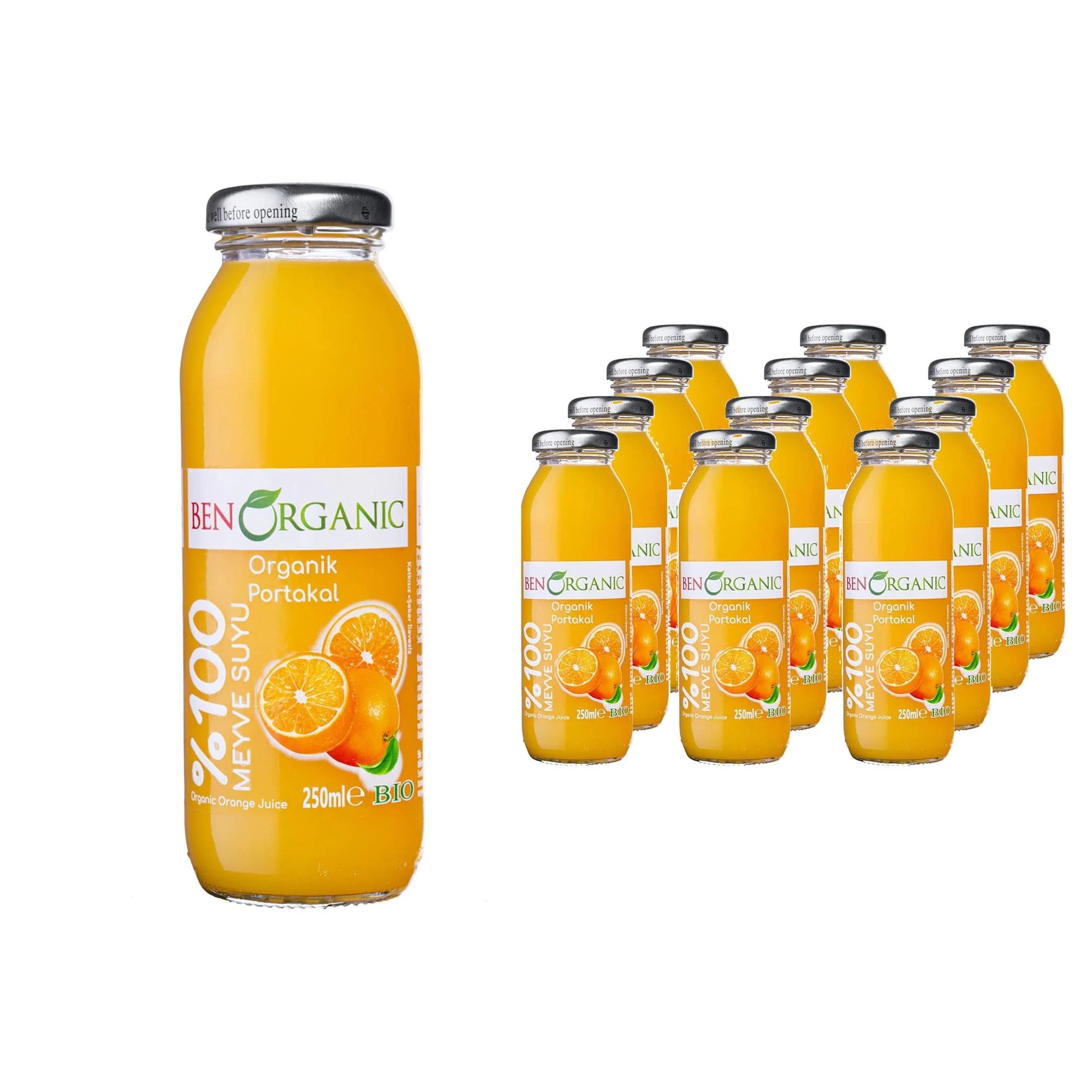 BENORGANIC Orange Juice 250 ml