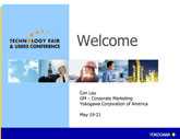 Welcome - Constantine Lau - Yokogawa