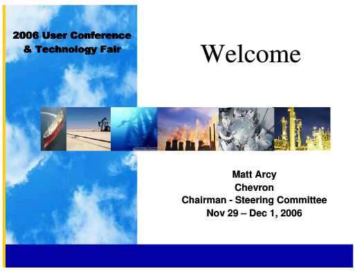 Welcome - Matt Arcy