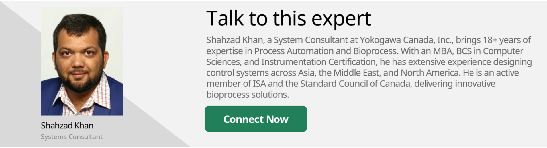 Talk to Expert: Shahzad Khan