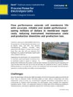 Process Flows for Electrolysis Cells
