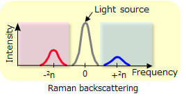 Raman backscattering