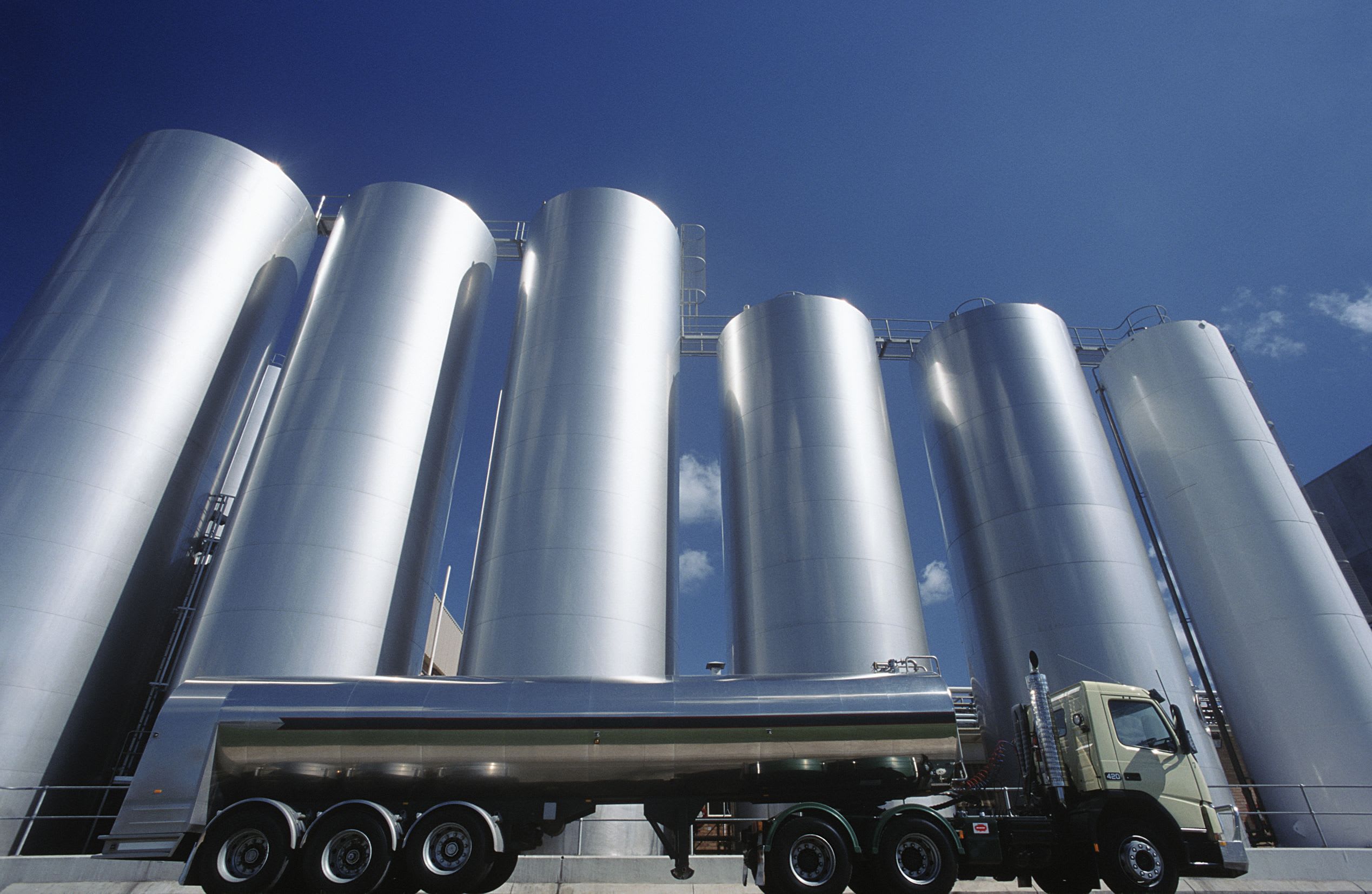 Milk Receiving Storage Silos