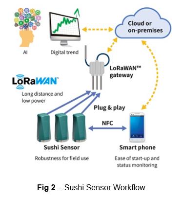 Fig 2 – Sushi Sensor Workflow