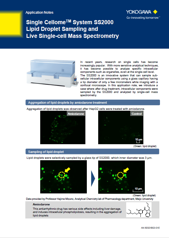 Single Cellome Application Note