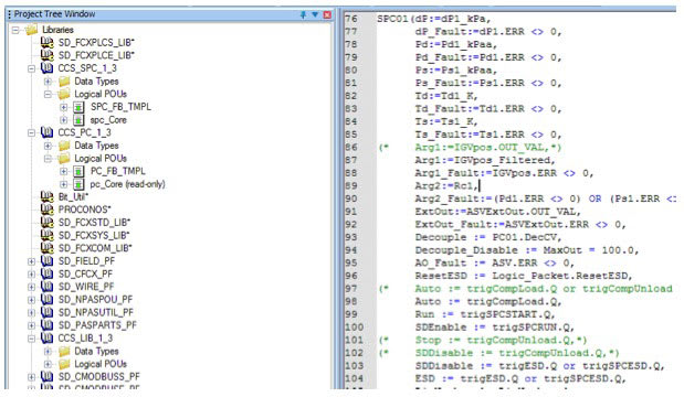 Figure 4: CCS libraries in Logic Designer environment