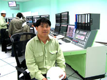 Sayan in the control room