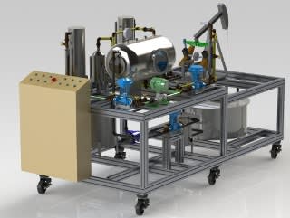 Micro pumping unit and three phase separator