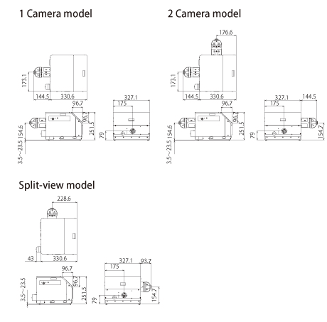 External dimensions