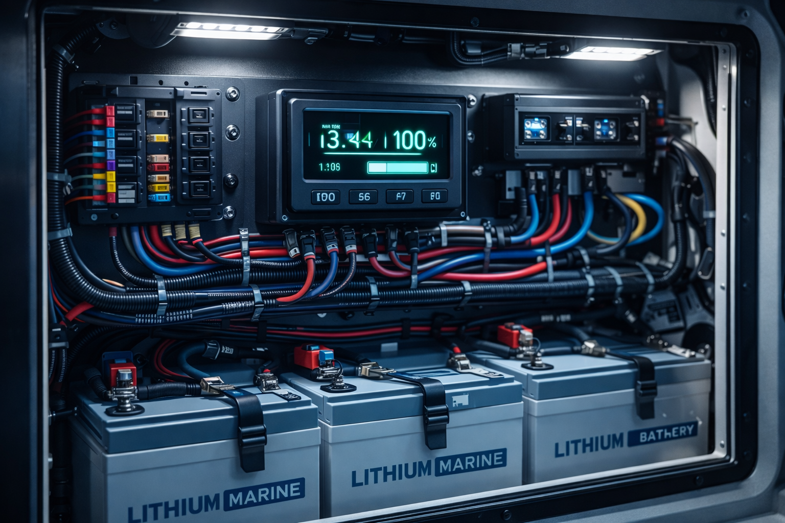 Marine battery and electrical system upgrade