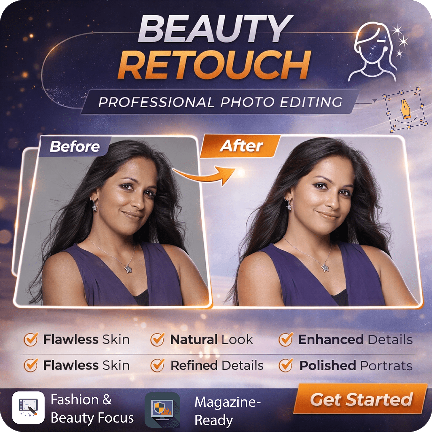 Beauty Retouching Services