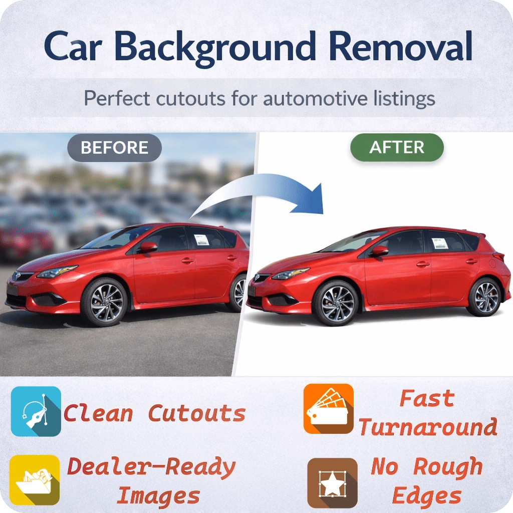 Car Background Removal Services