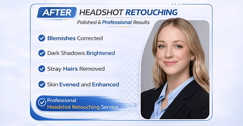 Before: Headshot retouching