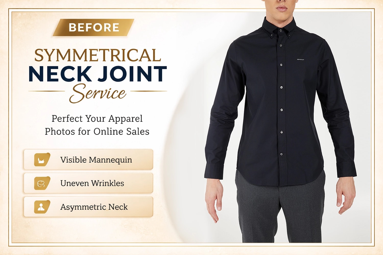 Before: Symmetrical Neck Joint Service