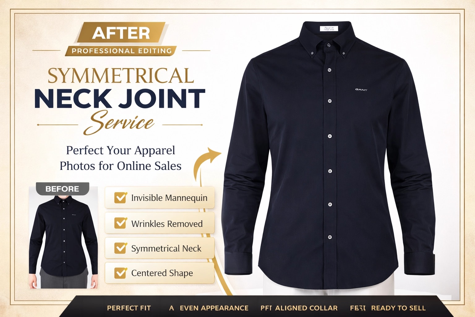 After: Symmetrical Neck Joint Service