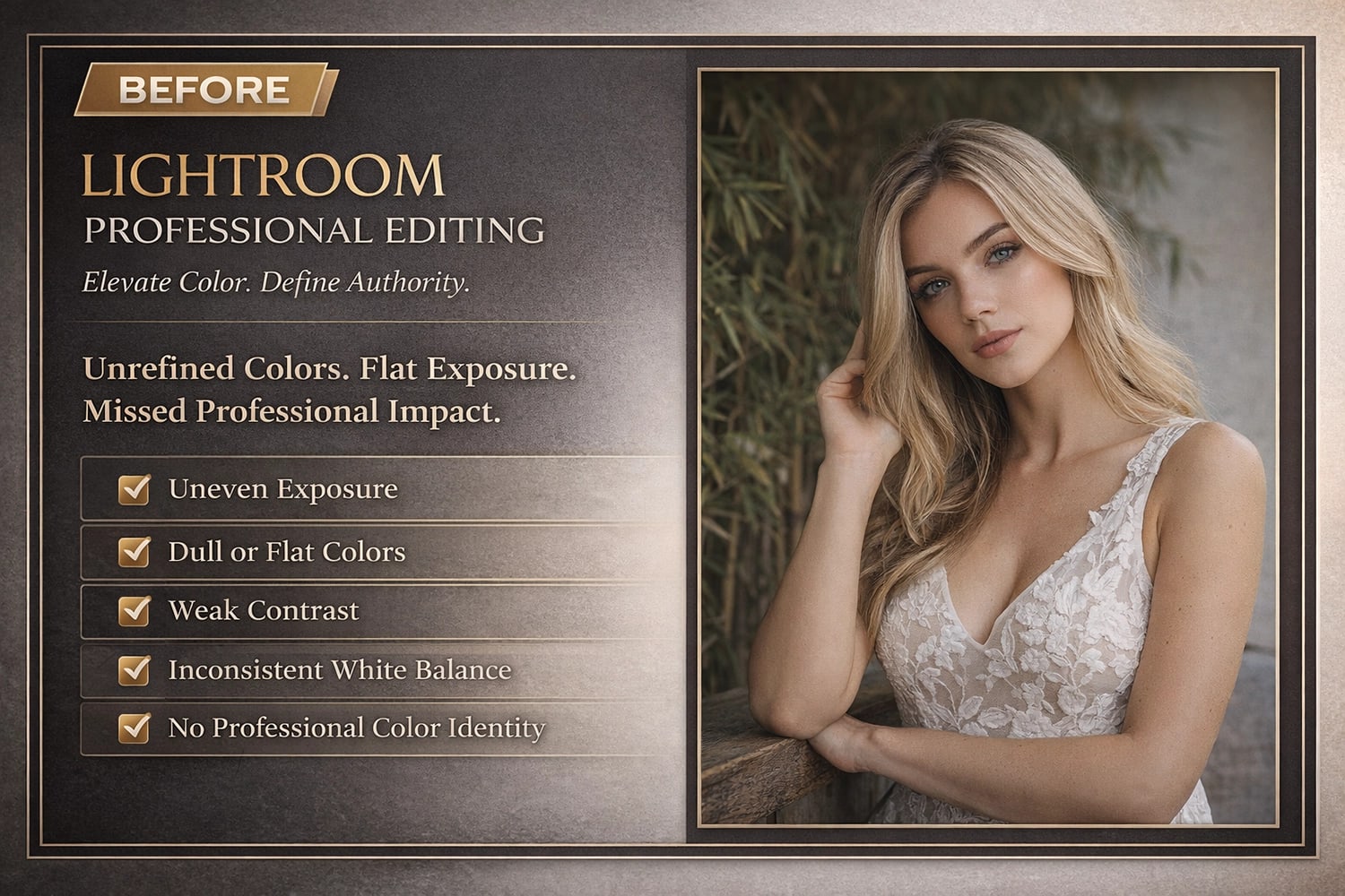 Before: Lightroom Professional & Authority