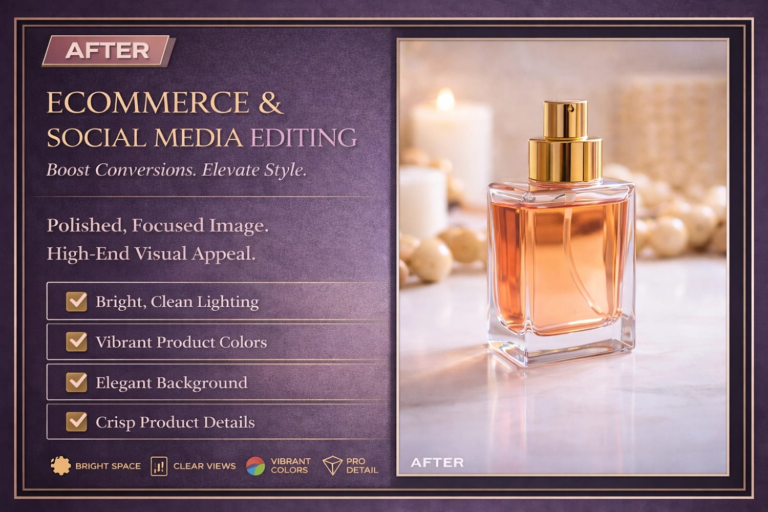 After: E-Commerce & Social Media Photo Editing